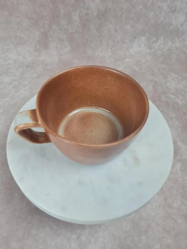 Tasse vintage en grès artisanal – photo 2